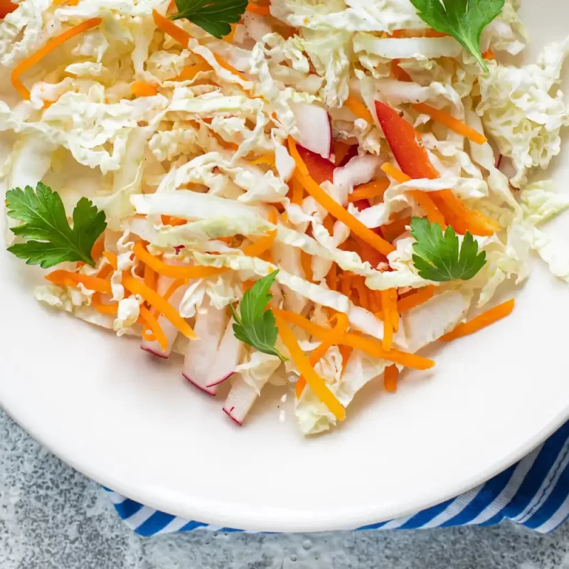 Choux blanc avec carottes